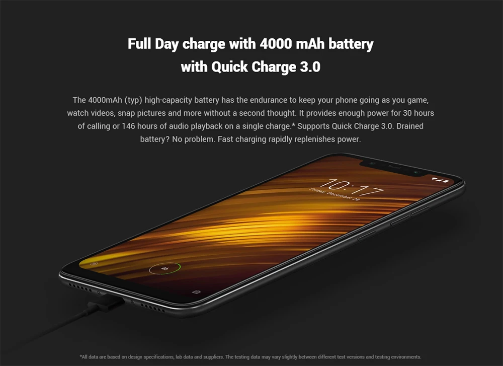 グローバルバージョンXiaomi Poco F1 6GB 64GBスマートフォン