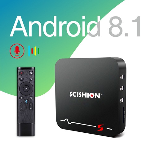 SCISHION Model S RK3229 Android 8.1 2GB/16GB TV Box SCISHION Model S RK3229 Android 8.1 2GB/16GB TV Box