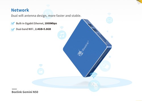 [ひであき] Beelink Gemini N50 8GB ／128GB Beelink Gemini N50 Gemini Lake N5000 8GB/128GB Mini PC