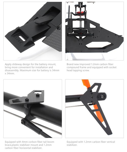 ALZRC Devil X360 3D Flying RC Helicopter KIT Version