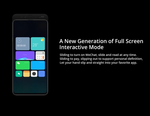 Xiaomi Mi Mix 3 6.39 Inch 4G LTE Smartphone Snapdragon 845 8GB 128GB 12.0MP+12.0MP Dual Rear Cameras MIUI 10 Ceramic Body NFC Wireless Charge - Black