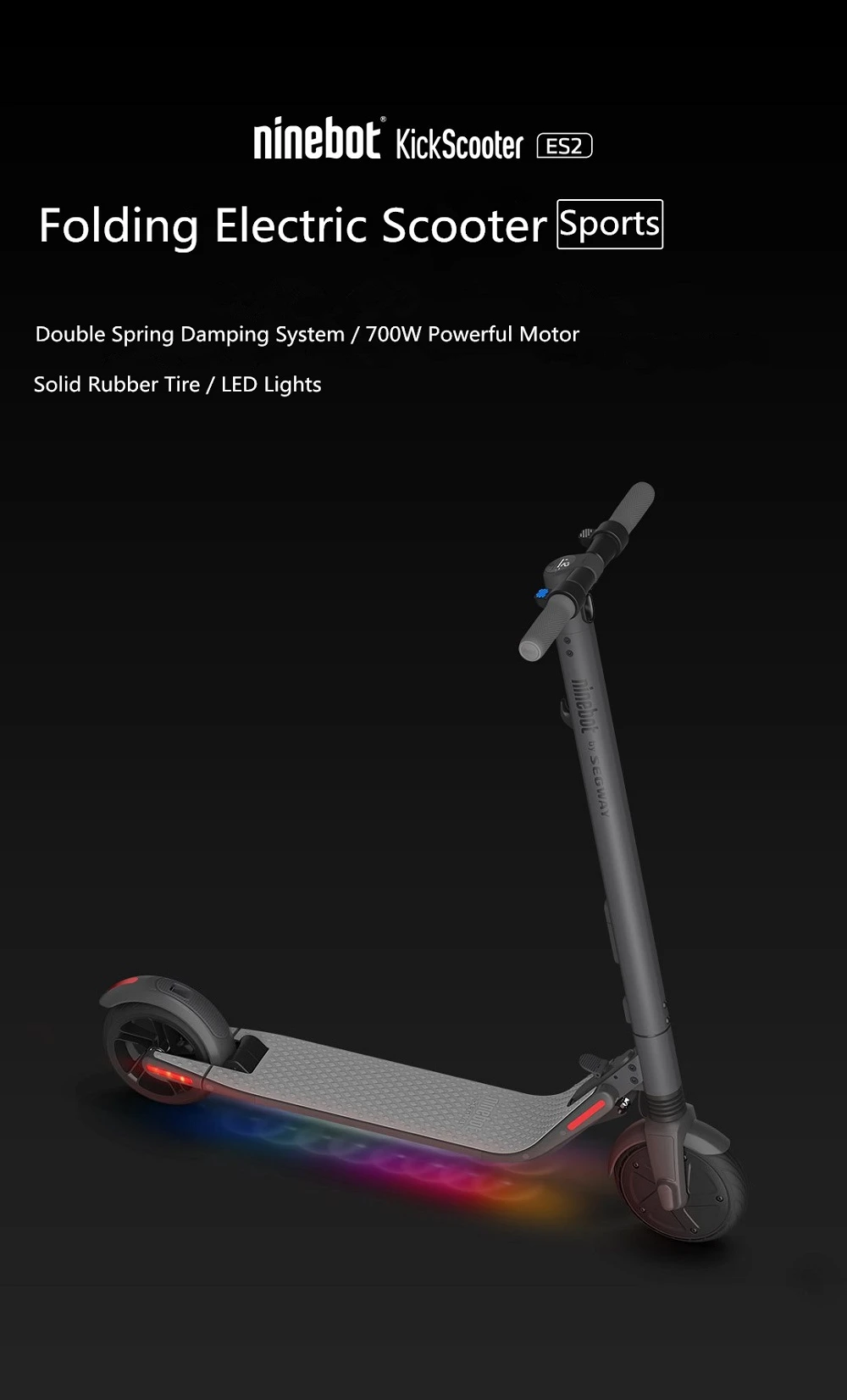 ninebot by SEGWAY 折りたたみキックボード