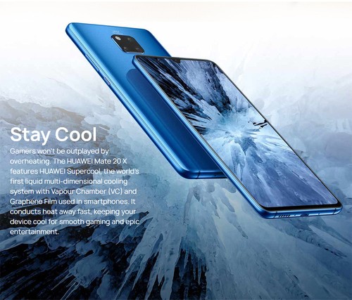 HUAWEI Mate 20 X 7.2 Inch 8GB 256GB Smartphone Midnight Blue