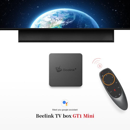 Beelink GT1 MINI Amlogic S905X2 Android 8.1 4GB DDR4 32GB eMMC 4K TV Box with Voice Remote Dual Band WiFi Gigabit LAN Bluetooth USB3.0