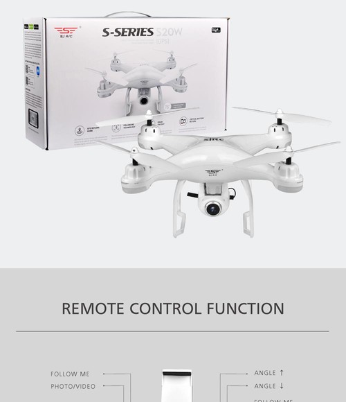 SJRC S20W S-SERIES RC Quadcopter RTF White