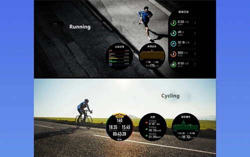 Huawei Honor Magic Smart Watch1.2 Inch AMOLED Color Screen Built-in GPS NFC Payment Heart Rate Monitor 5ATM Waterproof - Black