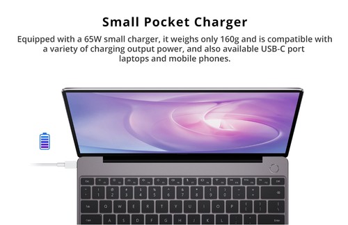 Windowsノート本体 HUAWEI MateBook 13 i7-8565U 8GB SSD 512G Huawei MateBook 13 Laptop i7-8565U 8GB 512GB Silver