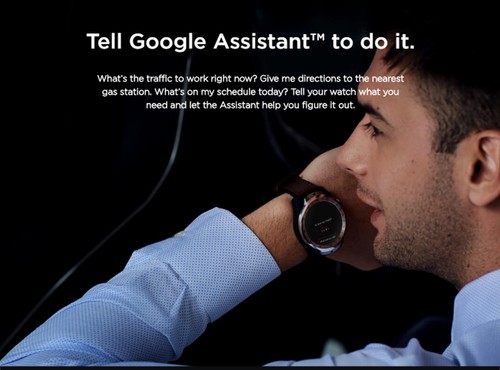 Ticwatch PRO Smart Watch 1.4 Inch OLED/LED Double Screens Heart Rate Monitor IP68 Built-in GPS Google Pay - Black