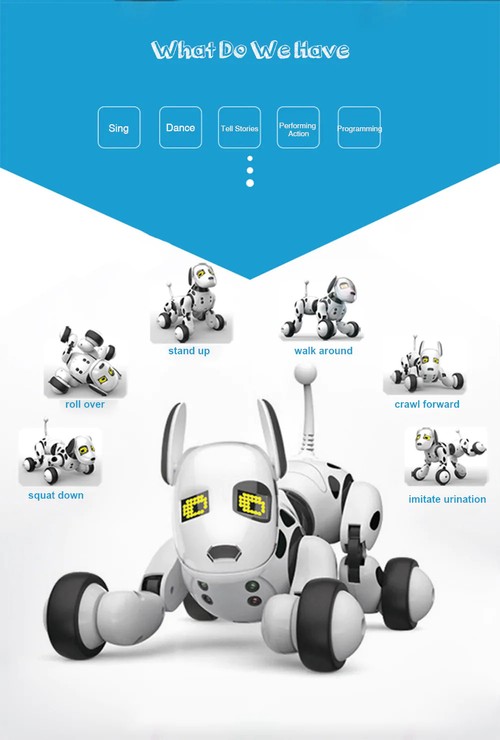 Pet Toy Dimei 9007a Intelligent Rc Robot Dog Toy Dimei 9007a Robot Dog