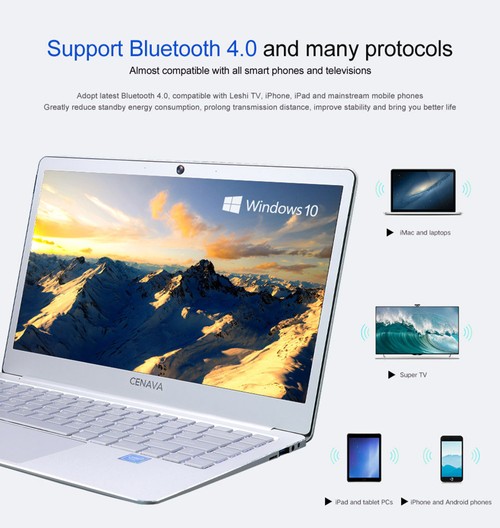 CENAVA P14 Laptop 6GB 240GB Rose gold