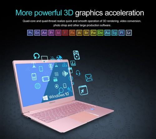 CENAVA P14 Laptop 6GB 240GB Rose gold