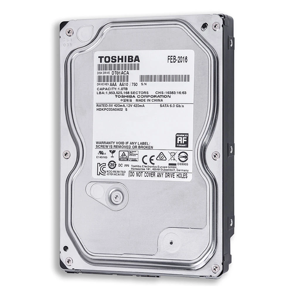東芝DT01ACA100 1TB 3.5インチデスクトップHDDシルバー