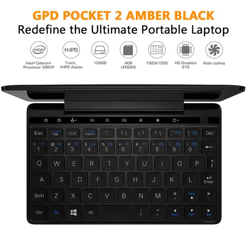GPD Pocket 2（8GB RAM / 128GB ROM） Amazon.com: GPD Pocket 2 [CPU Core m3-8100Y] 7 Inches Touch