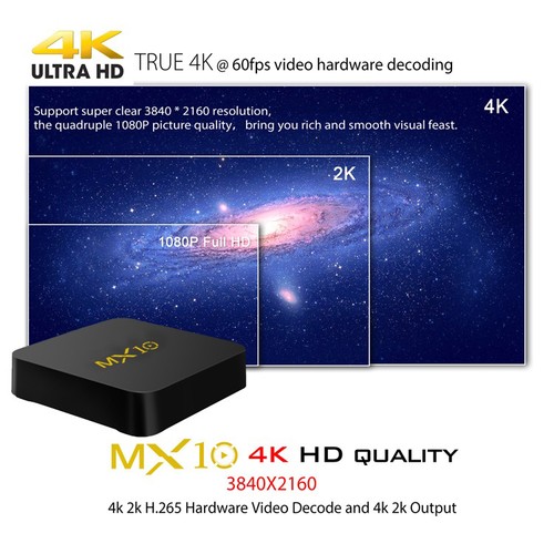 MX10 Android 9.0 RK3328 4GB/32GB TV Box