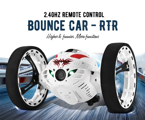 PEG-88 Jumping SUMO 2.4G Smart Bounce RC Car White