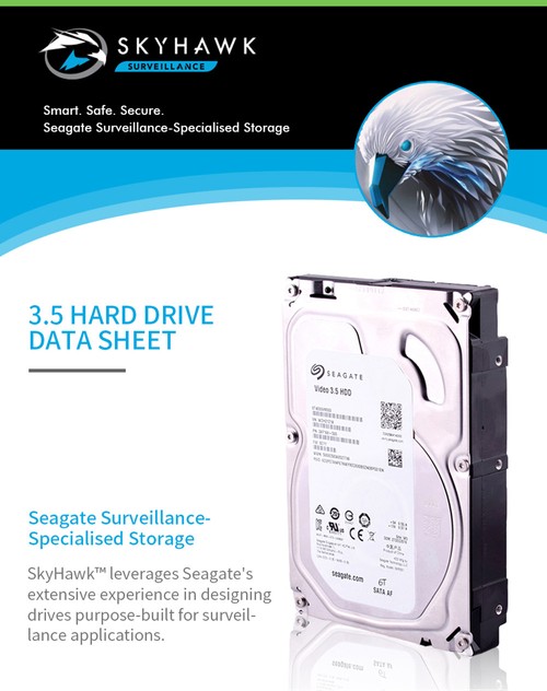 Seagate SkyHawk ST6000VX0023 6TB Surveillance Specialised