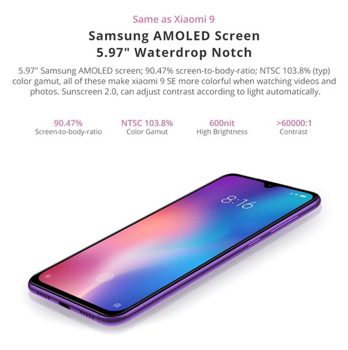 ⭐ａｓｕｍａ⭐　Xiaomi Mi9 SE   6GB/64GB Xiaomi Mi9 6GB/64GB Global Version（Buy Xiaomi Mi 9 SE