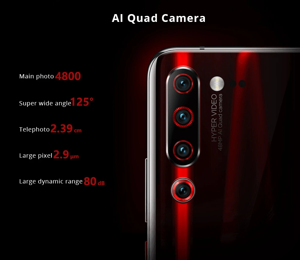 Lenovo - Lenovo z6 pro　ゲーミングスマホ Lenovo Z6 Pro with Snapdragon 855, up to 12GB RAM, quad rear