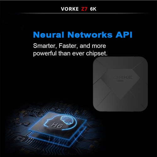 VORKE Z7 Allwinner H6 Android 9.0 4GB/32GB 6K TV Box WiFi LAN USB3.0