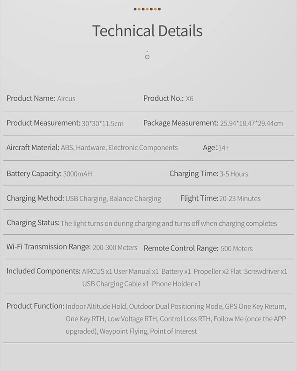 Jjrc x6 online aircus manual