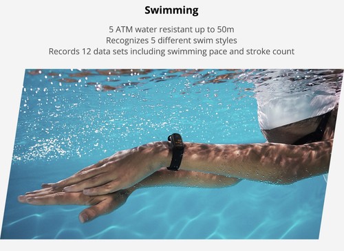 Xiaomi Mi Band 4 Smart Bracelet 0.95 Inch AMOLED Color Screen Built-in Multifunction Heart Rate Monitor 5ATM Water Resistant 20 Days Standby - Black