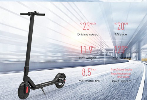 Megawheels S5S Portable Folding Electric Scooter 250W Motor