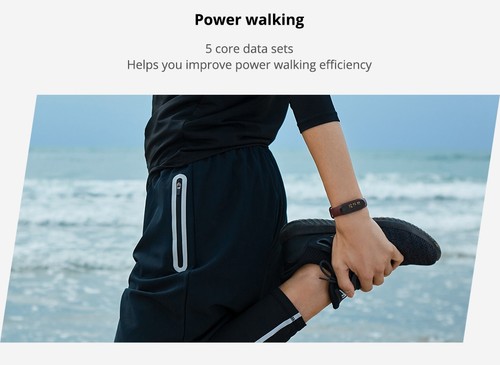 Xiaomi Mi Band 4 Smart Bracelet 0.95 Inch AMOLED Color Screen Built-in Multifunction Heart Rate Monitor 5ATM Water Resistant 20 Days Standby Global Version - Black