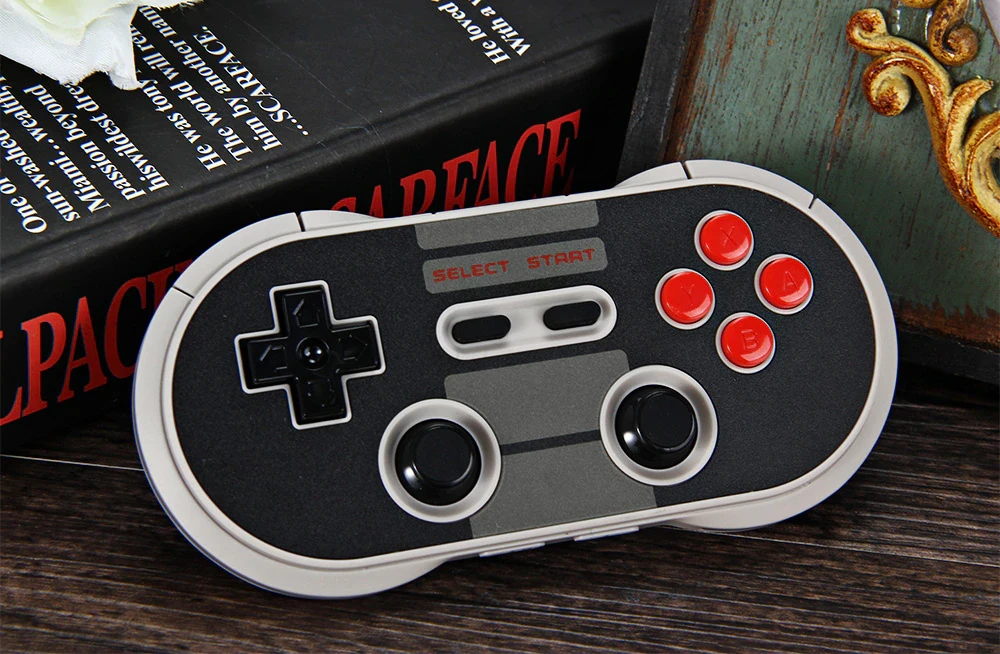 8BitDo NES30 Pro ゲームコントローラー 8BITDO NES30 PROワイヤレスBluetoothコントローラゲームパッド
