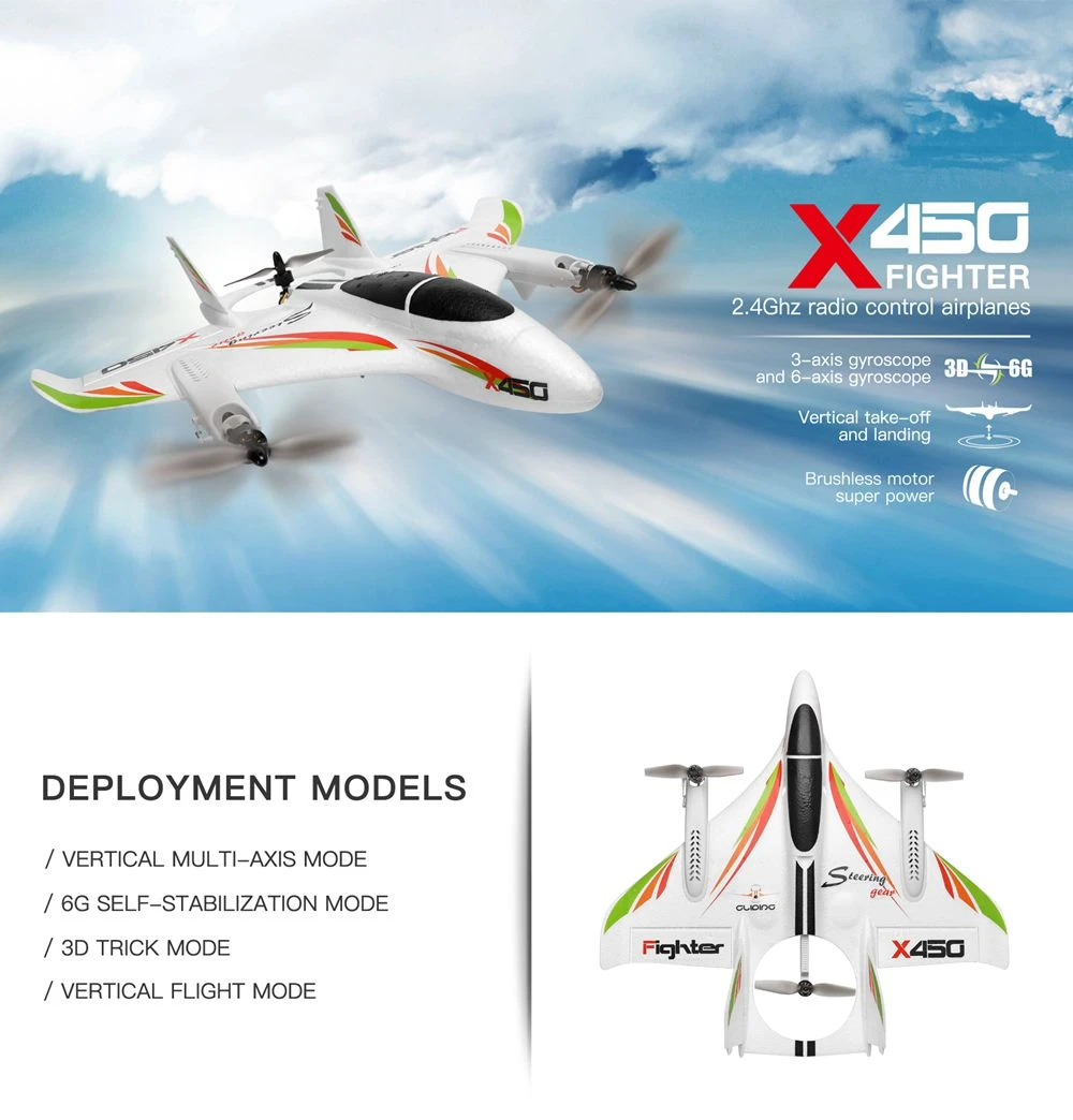 VTOL XK X450 AVIATER 垂直離着陸プレーン（送信機無し） VTOL XK X450 AVIATER 垂直離着陸プレーン - メルカリ