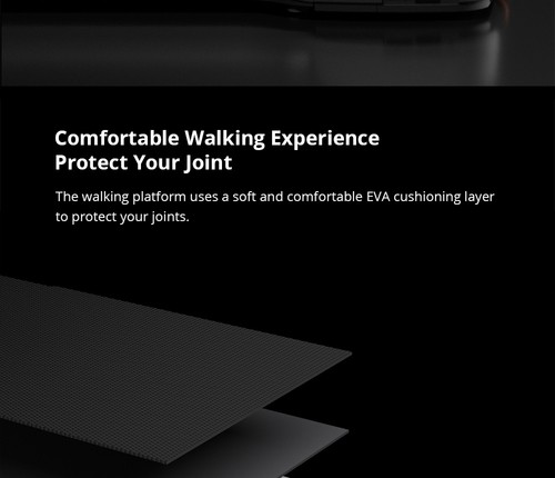 WalkingPad C1 Fitness Walking Machine Foldable Electric Gym Equipment App Control - Gray