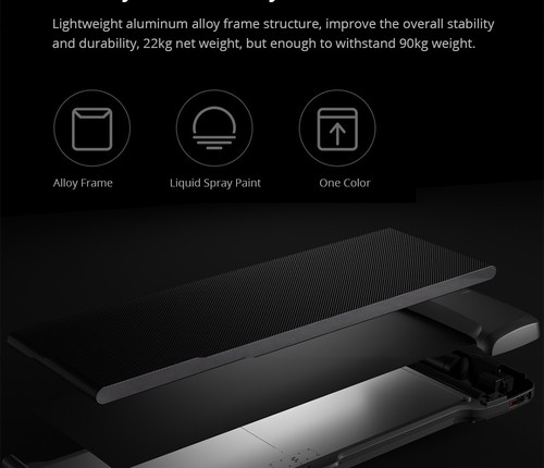 WalkingPad C1 Fitness Walking Machine Foldable Electric Gym Equipment App Control - Gray