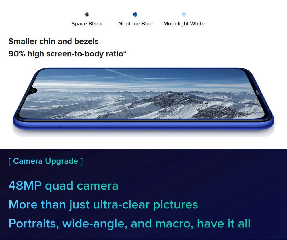 シャオミ　Xiaomi　Redmi　note8　48MPクワッドカメラ　ブルー Amazon.com: Xiaomi Redmi Note 8 (64GB, 4GB) 6.3