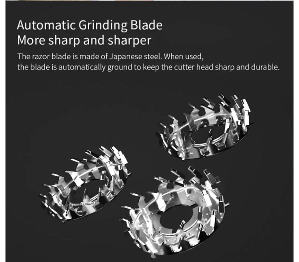 Xiaomi Enchen BlackStone 3D Smart Floating Blade Head Electric Shaver Waterproof USB Charging For Men - Black