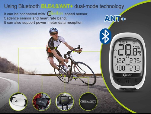 Bicycle Speedometer Meilan Power Meter MEILAN M3 Mini GPS Bike
