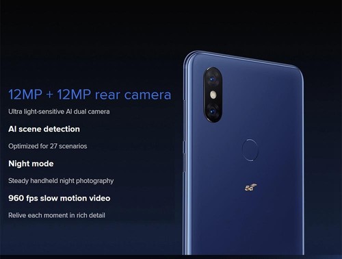 Global Version Xiaomi Mi Mix 3 5G 6GB 128GB Smartphone Blue