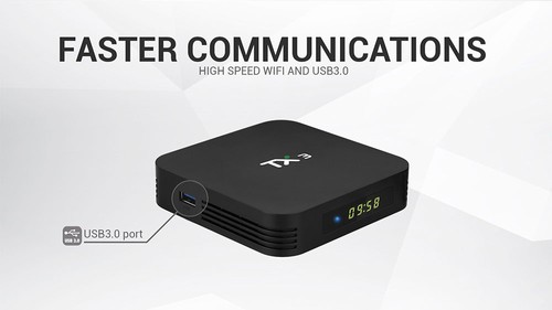 TANIX TX3 Amlogic S905x3 8K Video Decode Android 9.30 TV Box 4GB/64GB Spdif Bluetooth 2.4G+5.8G WiFi LAN USB3.0 Youtube Netflix Google Play