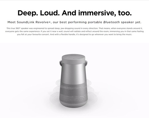 BOSE SoundLink Revolve+ ブラック　本日中のみ値下げ 613JckycWaL._UF350,350_QL80_.jpg
