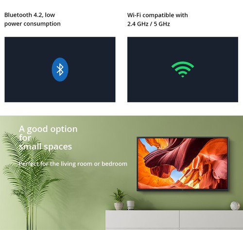 Xiaomi Mi TV 4A 32'' DVB-T2/C Android 9.0 Dolby + DTS Smart HD TV Voice Remote 1GB/8GB Youtube Google Play Chromecast 2.4G/5G WIFI HDMI*3 USB*2 - Black