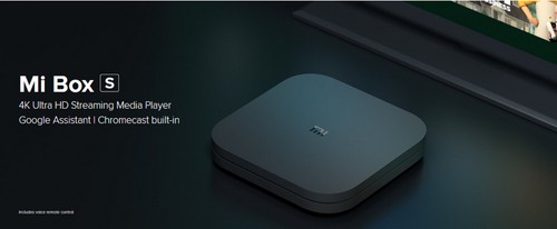 [HK Stock] XIAOMI Mi Box S Android TV 8.1 2GB/8GB 4K TV BOX with Voice Remote Dolby DTS Chromecast AC Wifi Bluetooth Certified-Official International Version