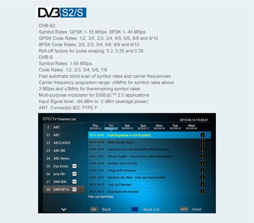 MECOOL K6 Hisilicon HI3798M Android 2GB / 16GB DVB 4K TV BOX Dual Band WiFi LAN USB3.0
