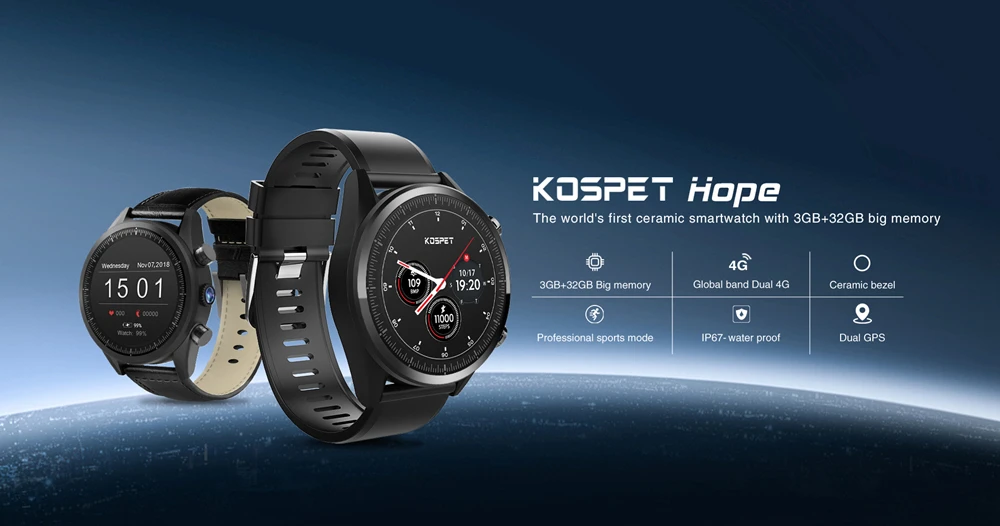 Kospet hope shop 4g smartwatch