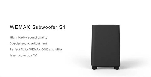 Xiaomi WEMAX S1 80W サブウーファー Xiaomi Wemax S1 Subwoofer Black