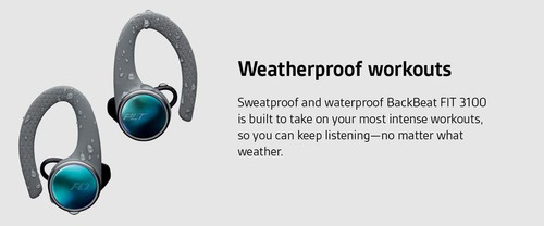 Plantronics BackBeat FIT 3100 Bluetooth TWS Sports Earbuds