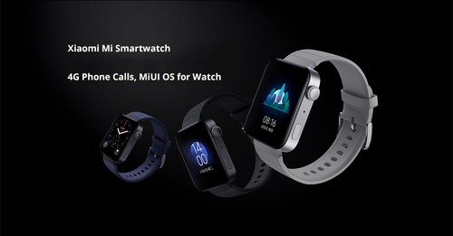 Original Xiaomi Mi ESIM Smart Sports Watch 4G LTE 1.78 Inch AMOLED 2.5D Glass Screen Heart Rate Monitor Waterproof Built-in GPS - Black