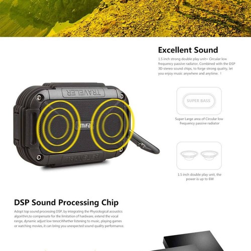 Speaker Bluetooth Mifa Speaker Mifa F7 MIFA F7 Outdoor Bluetooth