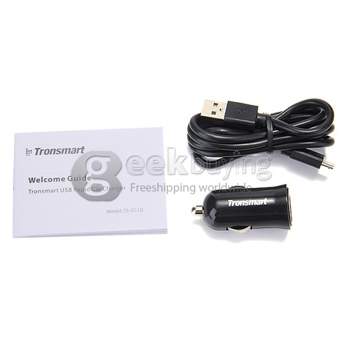 [UK Stock]   Tronsmart Quick Charge 2.0 18W USB Car Charger for Samsung Galaxy S6,S6 Edge,Note 4,Note Edge/ Google Nexus 6/ Sony Xperia Z4,Z3/ HTC One M9,One M8/ Xiaomi Mi3,Mi4,Mi Note/ Asus Zenfone 2 and more