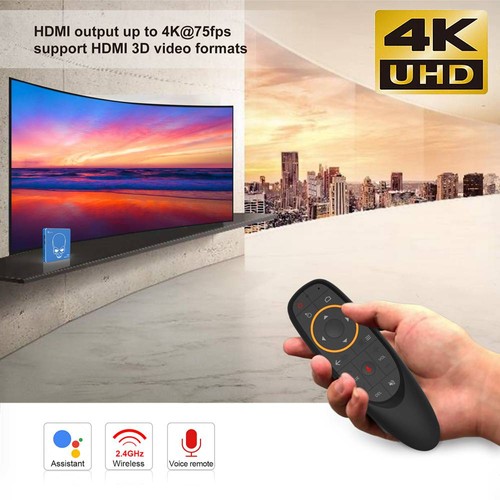 Beelink GT-King Pro Amlogic S922X-H Android 9.0 Hi-Fi Lossless Sound 4K TV Box 4GB/64GB ROM Dolby DTS Google Assistant Voice Remote Control Bluetooth 2.4G/5.8G WiFi 1000M LAN USB3.0