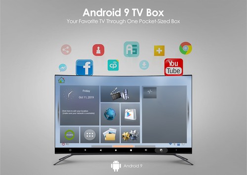 Beelink GT-King Amlogic S922X 2.2GHz Android 9.0 4GB DDR4 64GB eMMC 4K TV Box with 2.4G Air Mouse Dual Band WiFi Gigabit LAN Bluetooth USB3.0