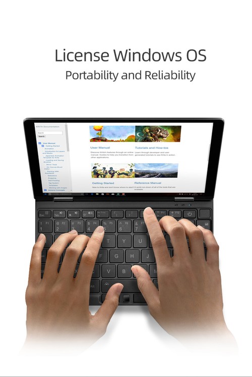 One Netbook One Mix 3S+ Yoga Pocket Laptop 8GB 256 Black