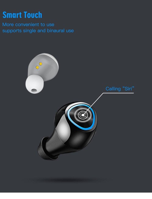Remax TWS-16 Bluetooth 5.0 True Wireless Earphones Siri Binaural Call 4 Hours Playtime - Black